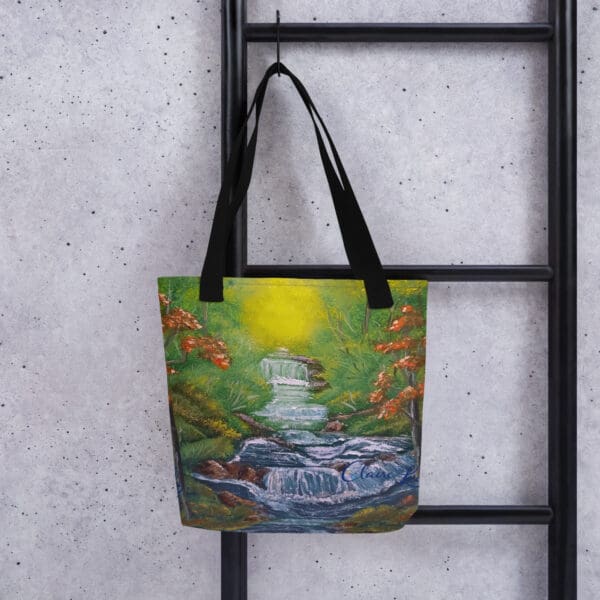 Evening Waterfall Tote Bag