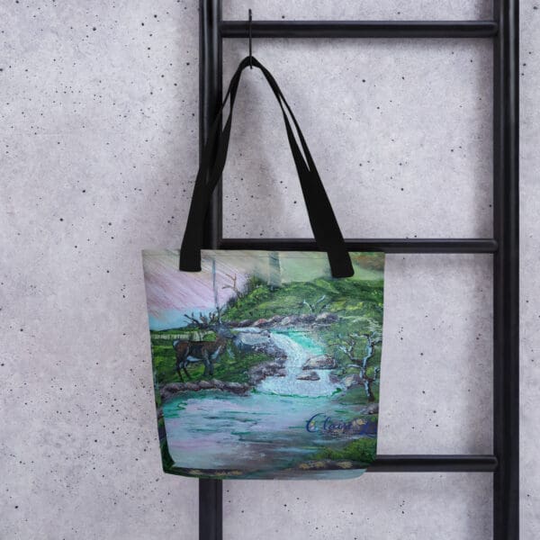 The Flow of Deer Creek Tote Bag