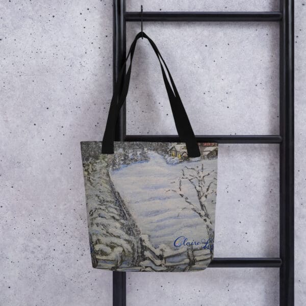 Cabin in the Snow Tote Bag