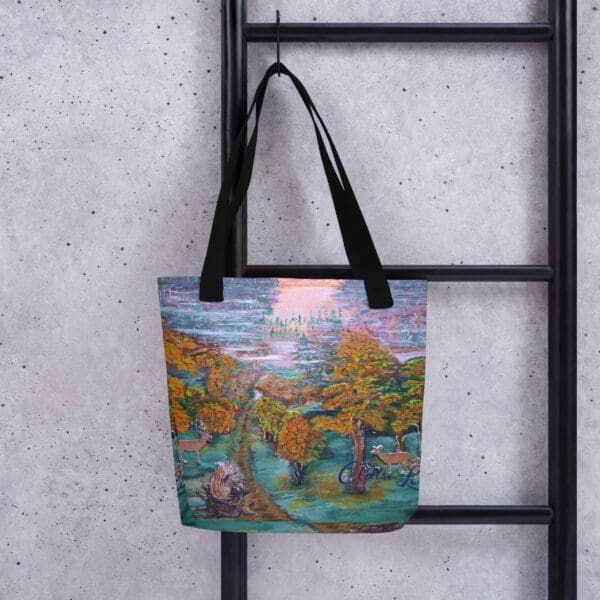 Squirrel Grove Tote Bag