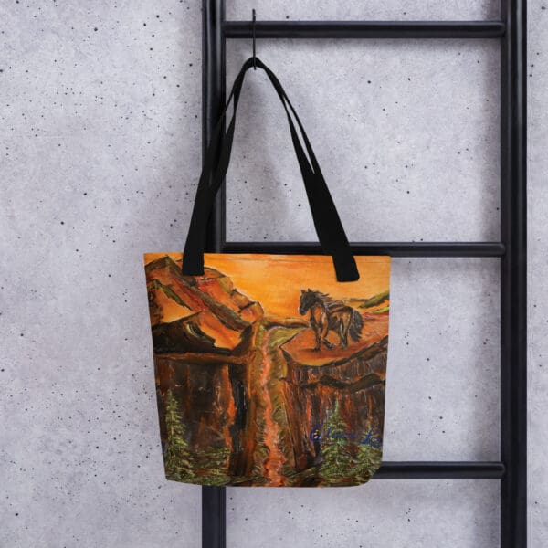Gone with the Stallion w/Logo Tote Bag