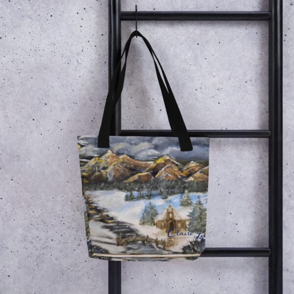 Steeple in the Lonely Mountains Tote Bag - Image 4