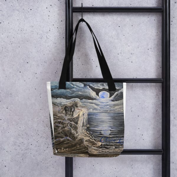 Midnight Stallion Tote Bag