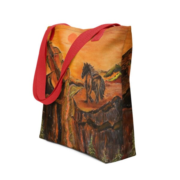 Gone with the Stallion (Original) Tote Bag - Image 2