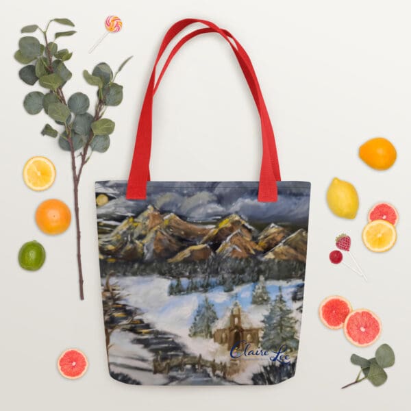 Steeple in the Lonely Mountains Tote Bag - Image 2