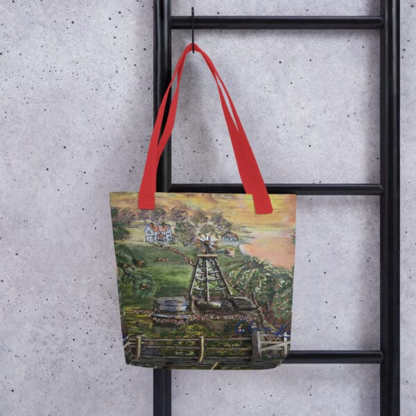 Windmill Farmhouse Tote Bag - Image 2