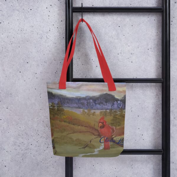 Prairie Cardinal Tote Bag - Image 2