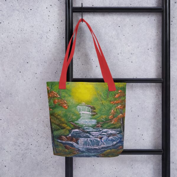 Evening Waterfall Tote Bag - Image 2