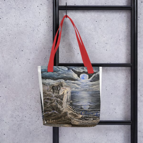 Midnight Stallion Tote Bag - Image 2