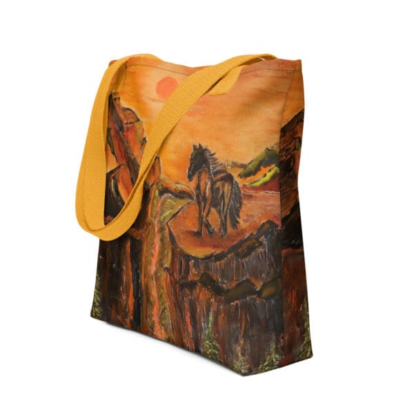 Gone with the Stallion (Original) Tote Bag - Image 3