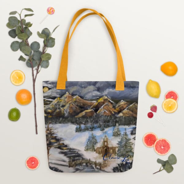 Steeple in the Lonely Mountains Tote Bag - Image 3