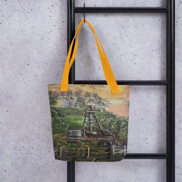 Windmill Farmhouse Tote Bag - Image 3