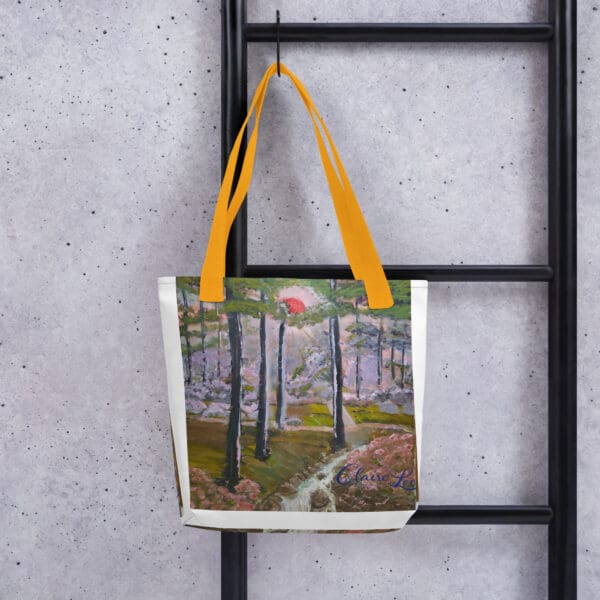 Red Sun Rising Tote Bag - Image 3