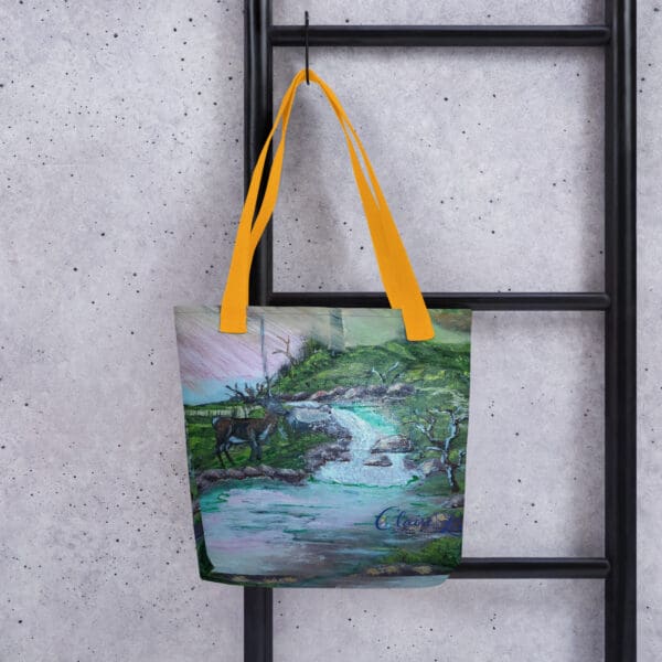 The Flow of Deer Creek Tote Bag - Image 3