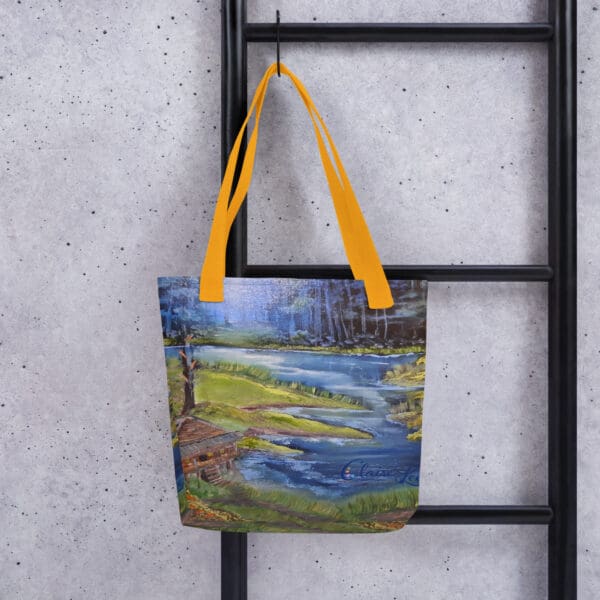 Nightfall at the Riverbend Tote Bag - Image 3