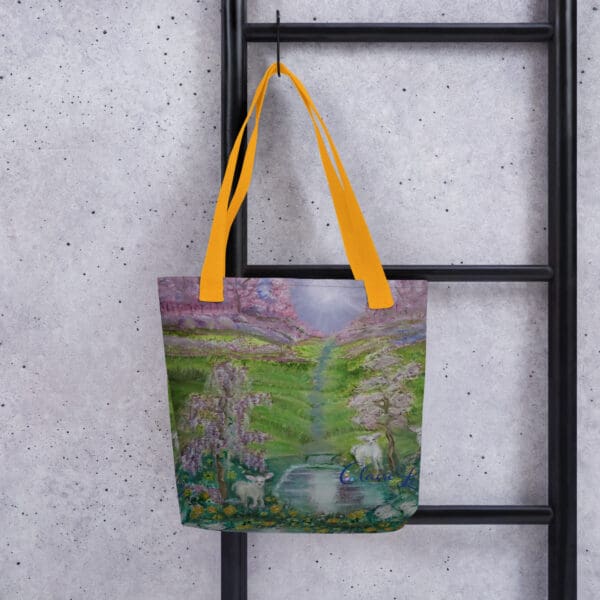Wisteria and the Lamb Tote Bag - Image 3