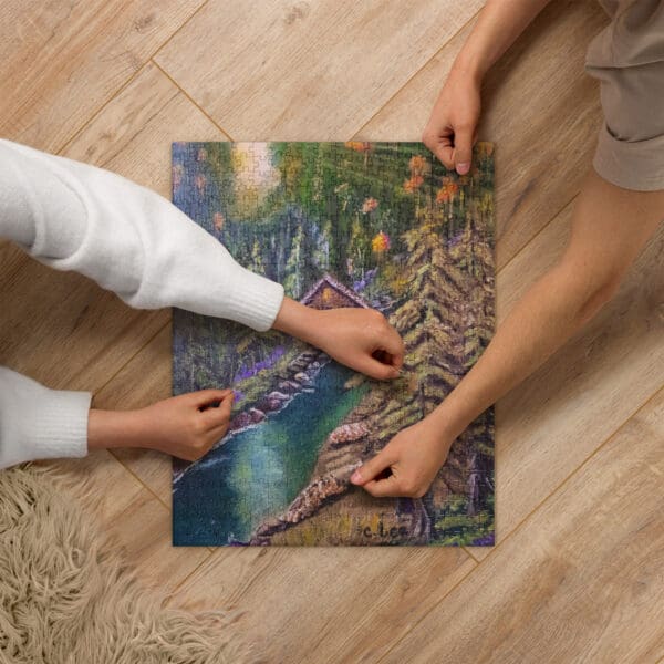 A Day in the Mountains Jigsaw Puzzle