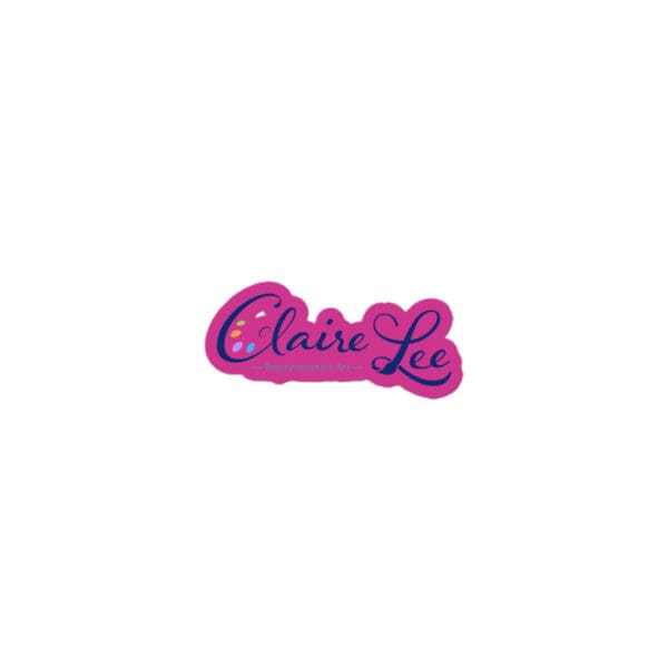 Claire Lee Logo Bubble-free Stickers - Image 2