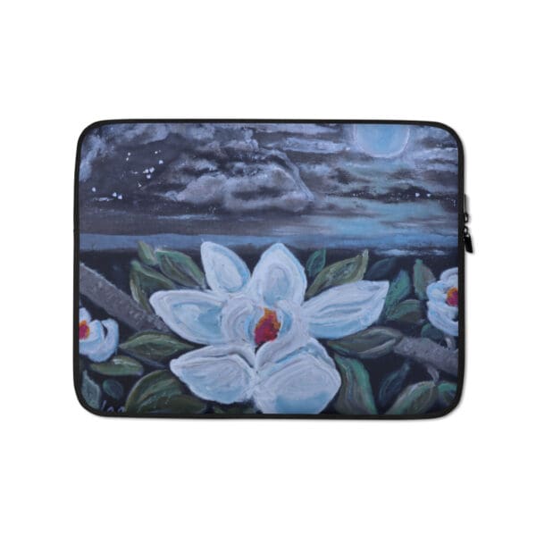 Moon Bloom Laptop Sleeve