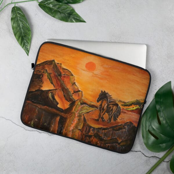 Gone with the Stallion (Original) Laptop Sleeve
