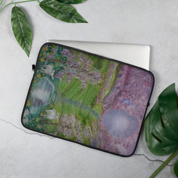 Wisteria and the Lamb Laptop Sleeve