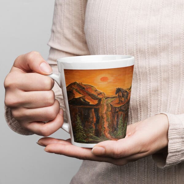 Gone with the Stallion (Original) Latte Mug