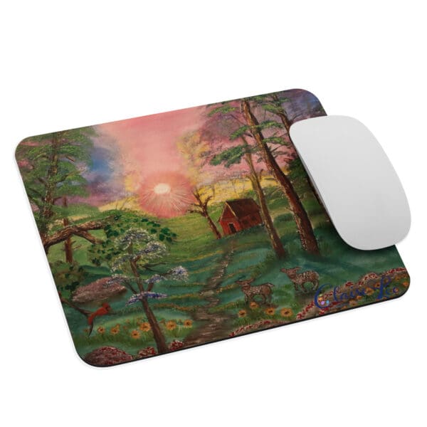 A Cardinal Spring Mouse Pad