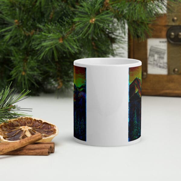 Gone with the Stallion (Tinted) White Glossy Mug - Image 4