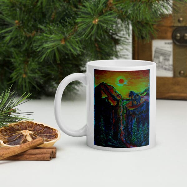 Gone with the Stallion (Tinted) White Glossy Mug - Image 2