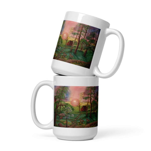 A Cardinal Spring White Glossy Mug - Image 3