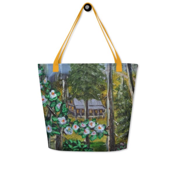 Magnolia Morning All-Over Print Large Tote Bag - Image 6