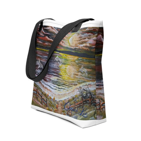 Dancing Dolphins in the Moonlight Tote Bag