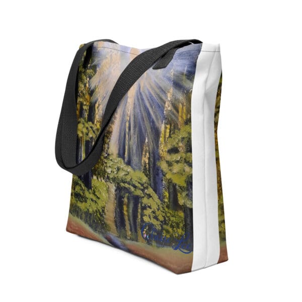God Light through the Trees Tote Bag