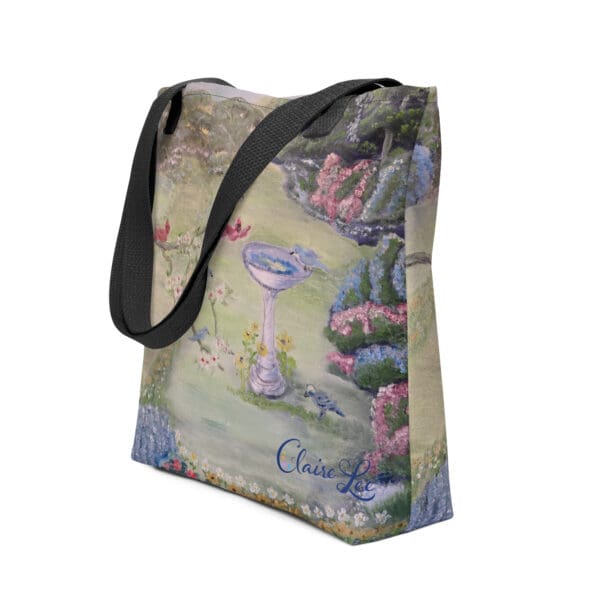 Meeting at the Birdbath Tote Bag