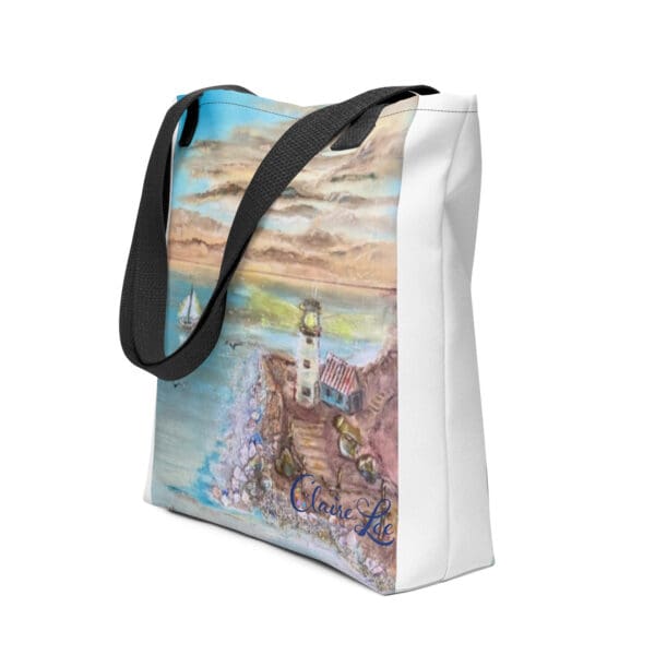 Set Sail at the Lighthouse Tote Bag