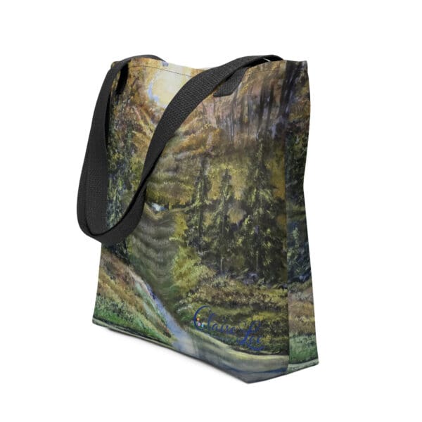 Up The Stream Tote Bag