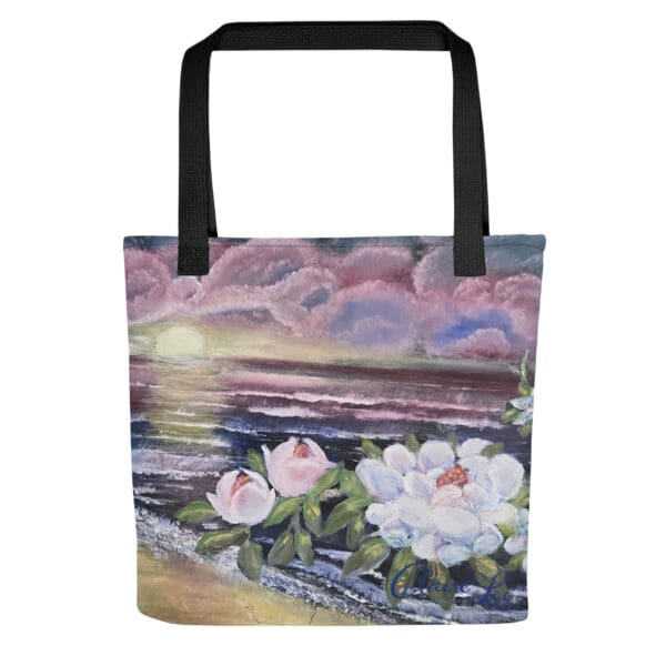 Sundown Magnolias Tote Bag - Image 2
