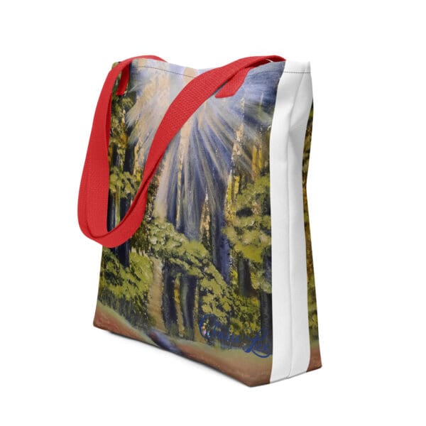 God Light through the Trees Tote Bag - Image 2