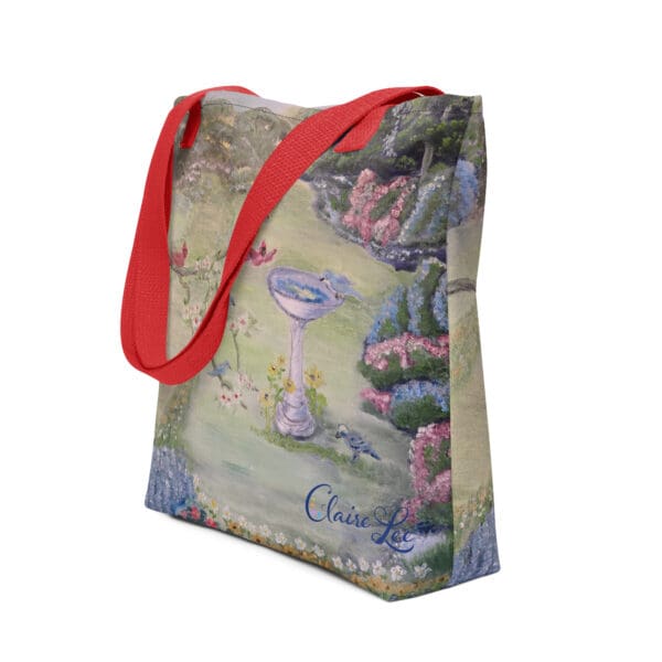 Meeting at the Birdbath Tote Bag - Image 2