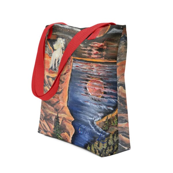 Stallion of the Lunar Eclipse Tote Bag - Image 2