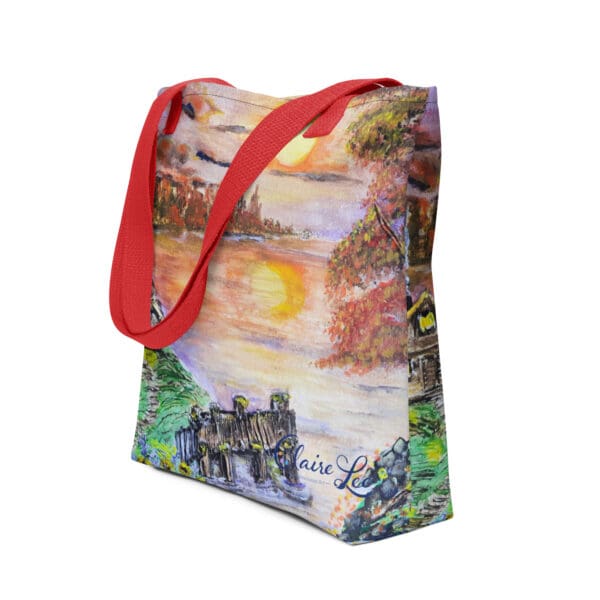 Sunset Lake Tote Bag - Image 2
