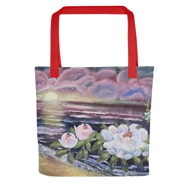 Sundown Magnolias Tote Bag - Image 3