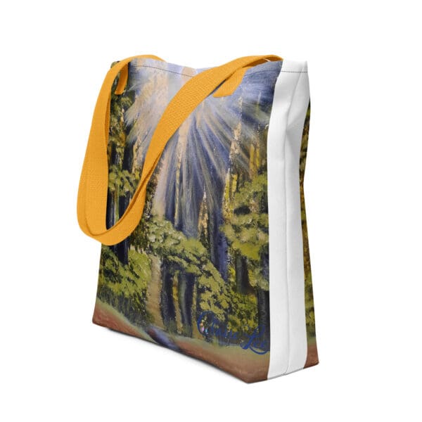 God Light through the Trees Tote Bag - Image 3