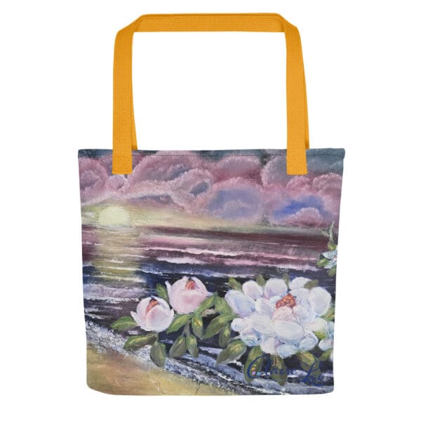 Sundown Magnolias Tote Bag - Image 4