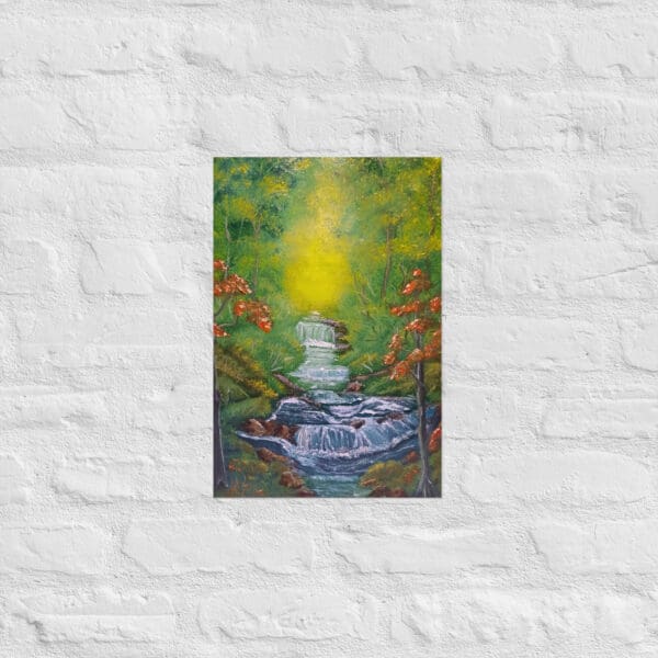 An Evening Waterfall Poster - Image 6