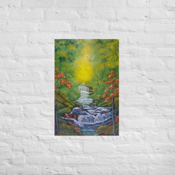 An Evening Waterfall Poster - Image 8