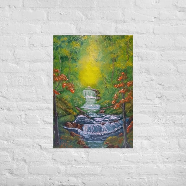 An Evening Waterfall Poster - Image 2