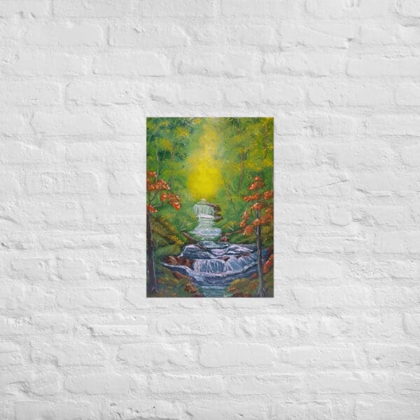 An Evening Waterfall Poster - Image 3