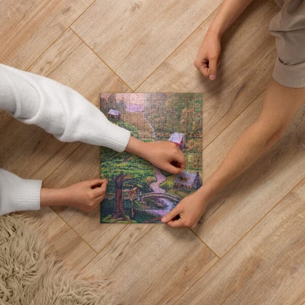 At the Horse Farm Jigsaw Puzzle - Image 2
