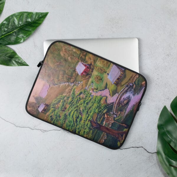 At the Horse Farm Laptop Sleeve - Image 2